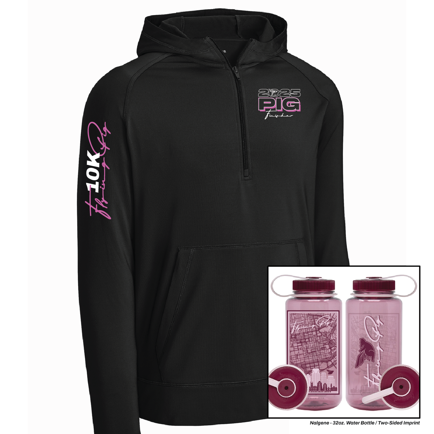 *PRE-ORDER* FPM '25 Unisex Finisher Qtr. Zip Hoodie Bundle - 10K