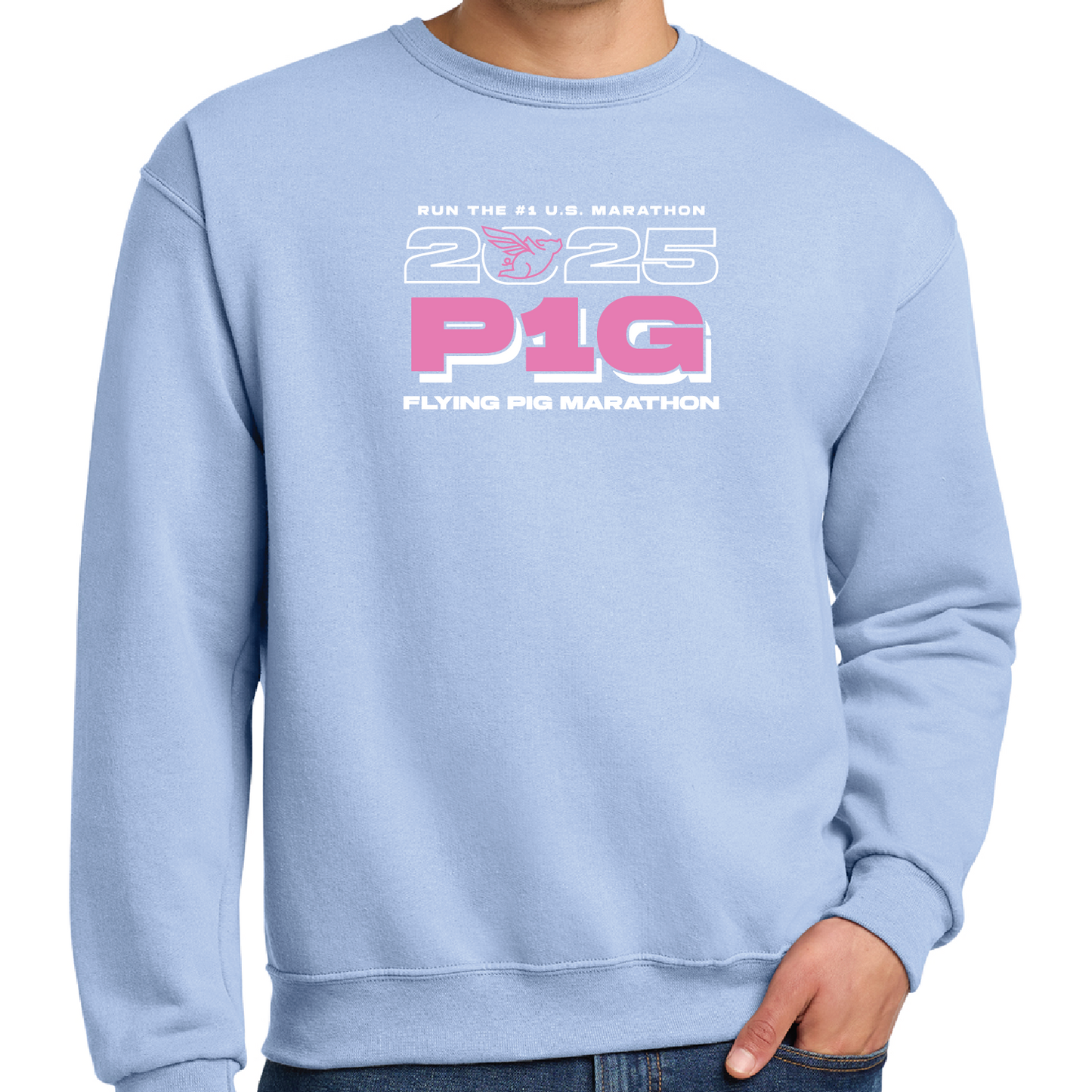 *New* FPM '25 Unisex Crewneck Sweatshirt 01 - Lt. Blue