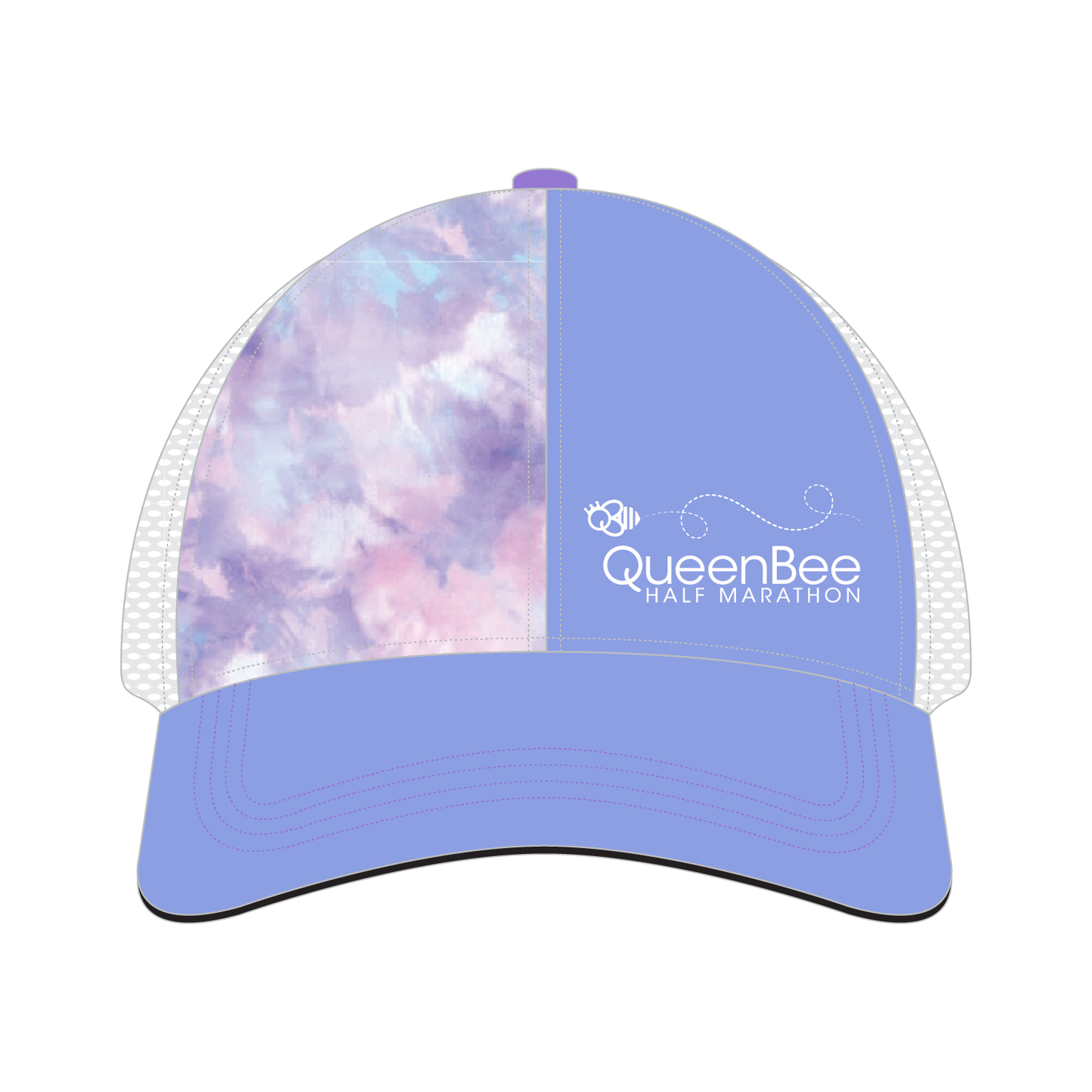 QB BOCO Trucker Hat - Watercolor/Blue