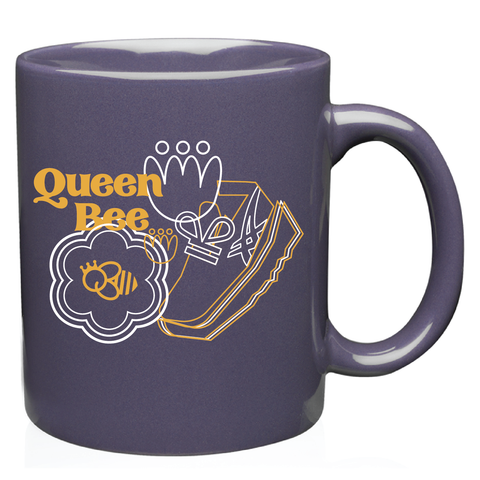 QB 11oz. Ceramic Coffee Mug - Purple