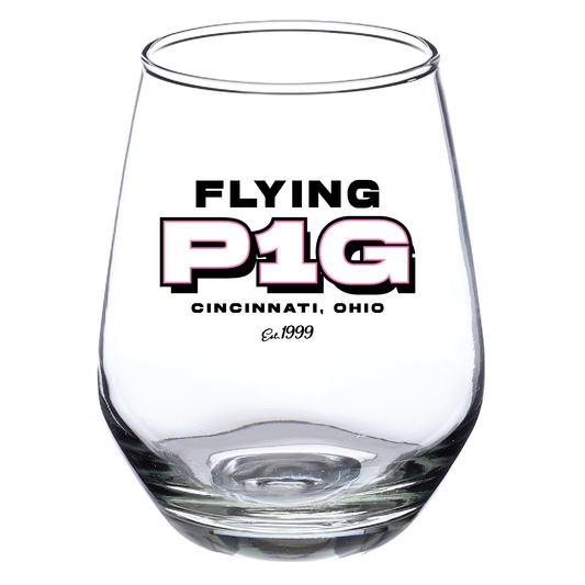 FPM '25 12oz. Silicia Stemless Wine Glasses - Clear (bottom)