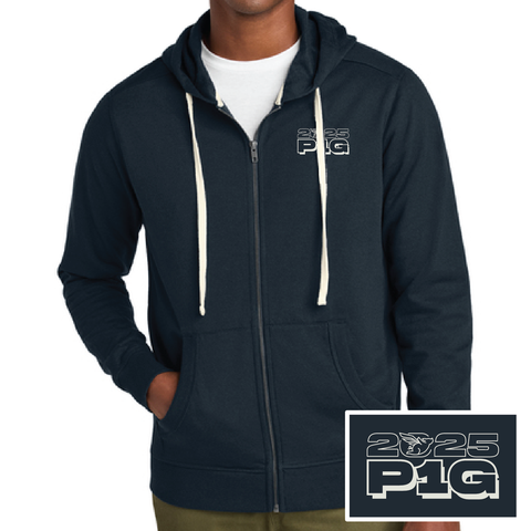 *Expo* FPM '25 District Unisex Fleece FZ Hoodie - Navy