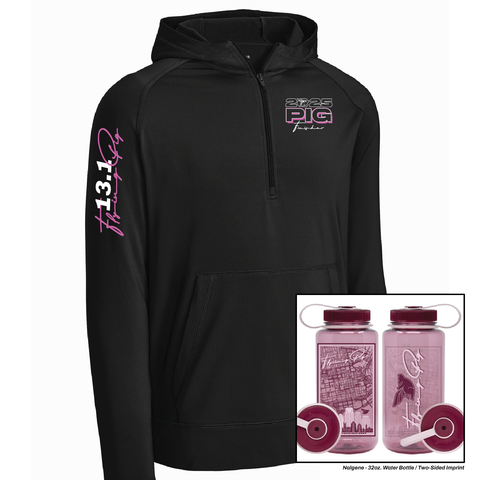*PRE-ORDER* FPM '25 Unisex Finisher Qtr. Zip Hoodie Bundle - Half Marathon