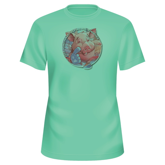 *Official* FPM '25 ASICS Unisex Finisher Poster Graphic Shirt - Seafoam Green