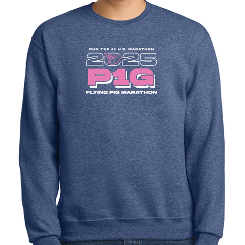 *New* FPM '25 Unisex Crewneck Sweatshirt 01 - Hthr. Blue