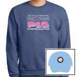 *New Bundle* FPM '25 Unisex Crewneck Sweatshirt + Race Hat - Hthr. Blue