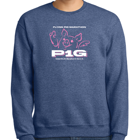 *New* FPM '25 Unisex Crewneck Sweatshirt 02 - Hthr. Blue