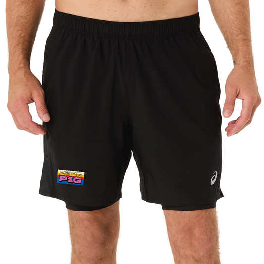 FPM '25 ASICS M Silver 2N1 7" Short - Black