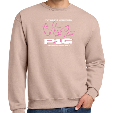 *New* FPM '25 Unisex Crewneck Sweatshirt 02 - Blush Pink