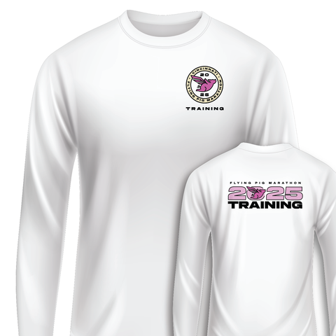 *New* FPM '25 Unisex Training LS Performance Blend (*Two Variants) - White