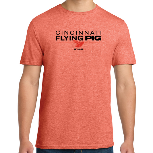 FPM '25 Unisex Lifestyle SS Tees - Hthr. Orange / Hthr. Red