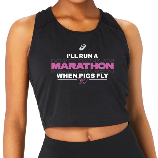 FPM '25 ASICS W Road Crop Top - Black