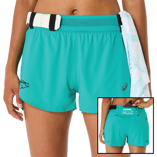 FPM '25 ASICS W Metarun Split Short - Wave Teal
