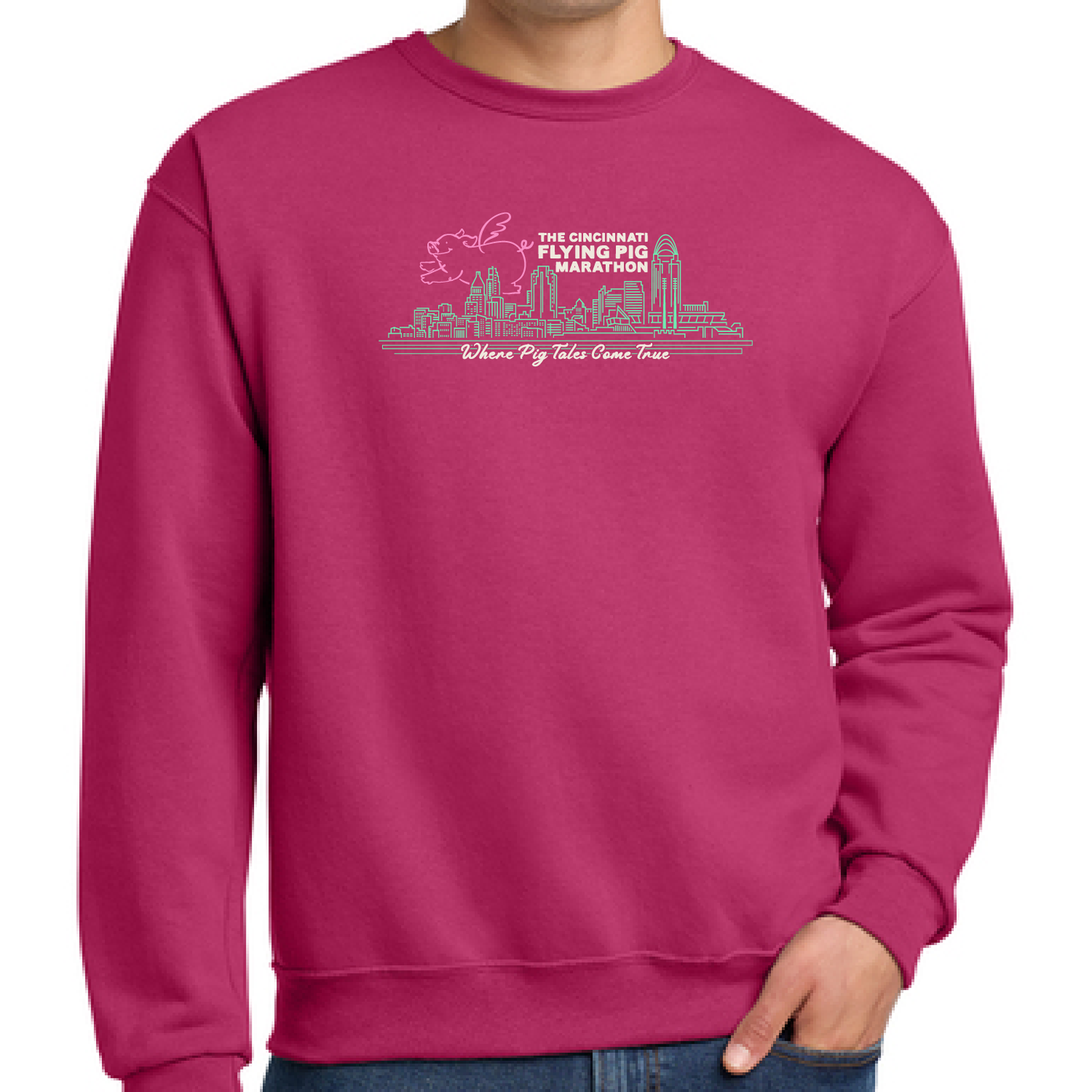 *New* FPM '26 Unisex Crewneck Sweatshirt - Cyber Pink