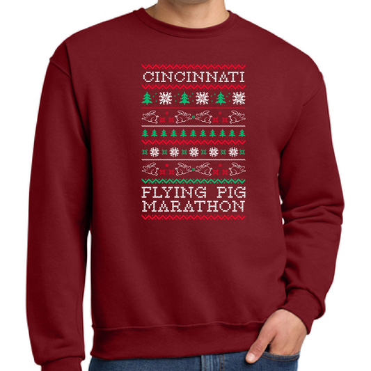 *New* FPM '26 Unisex Holiday Crewneck Sweatshirt - Cardinal Red