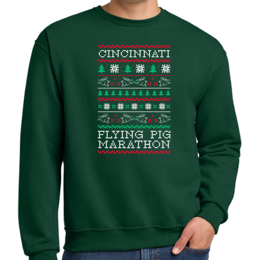 *New* FPM '26 Unisex Holiday Crewneck Sweatshirt - Forest Green