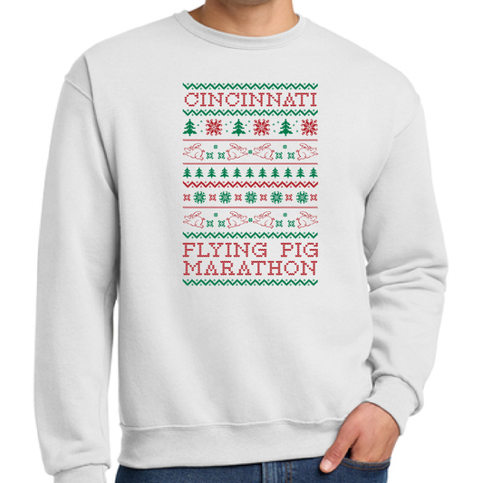 *New* FPM '26 Unisex Holiday Crewneck Sweatshirt - White