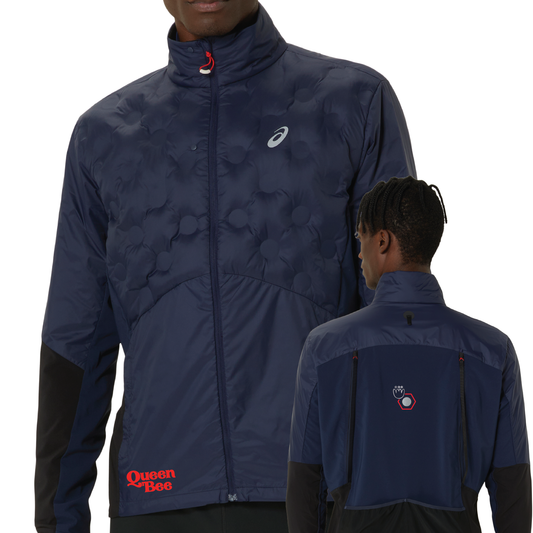 QB ASICS M Road Winter Jacket - Midnight