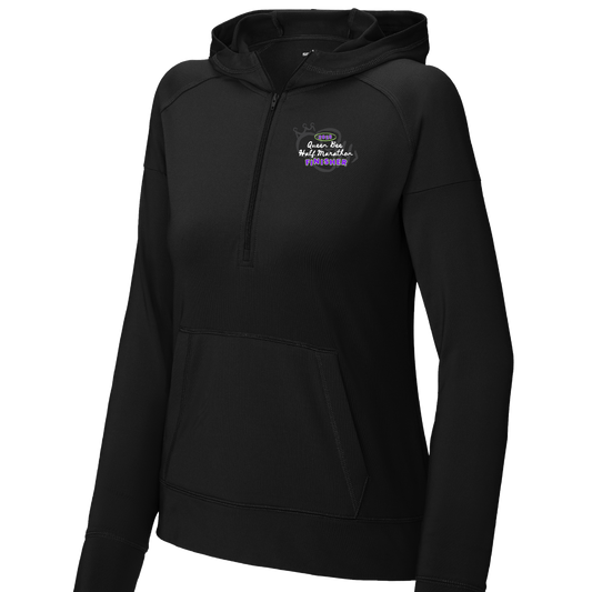 *Official* QB '25 Unisex Finisher Qtr. Zip Hoodie 01 - Half Marathon