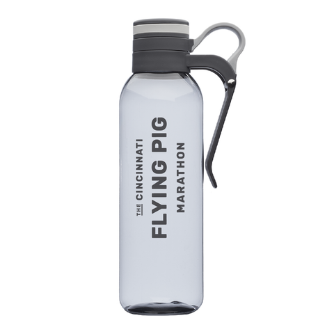 24oz. Plastic Water Bottle w/ Handle - Clear